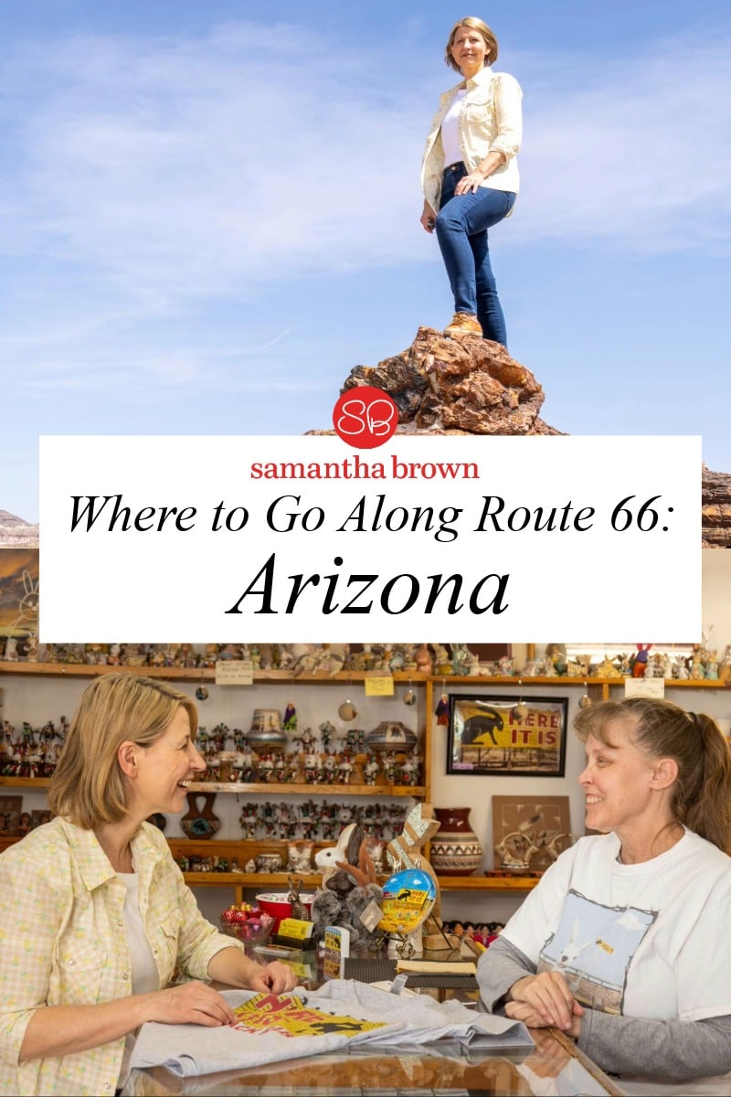 Samantha Brown Route 66 Arizona Visit