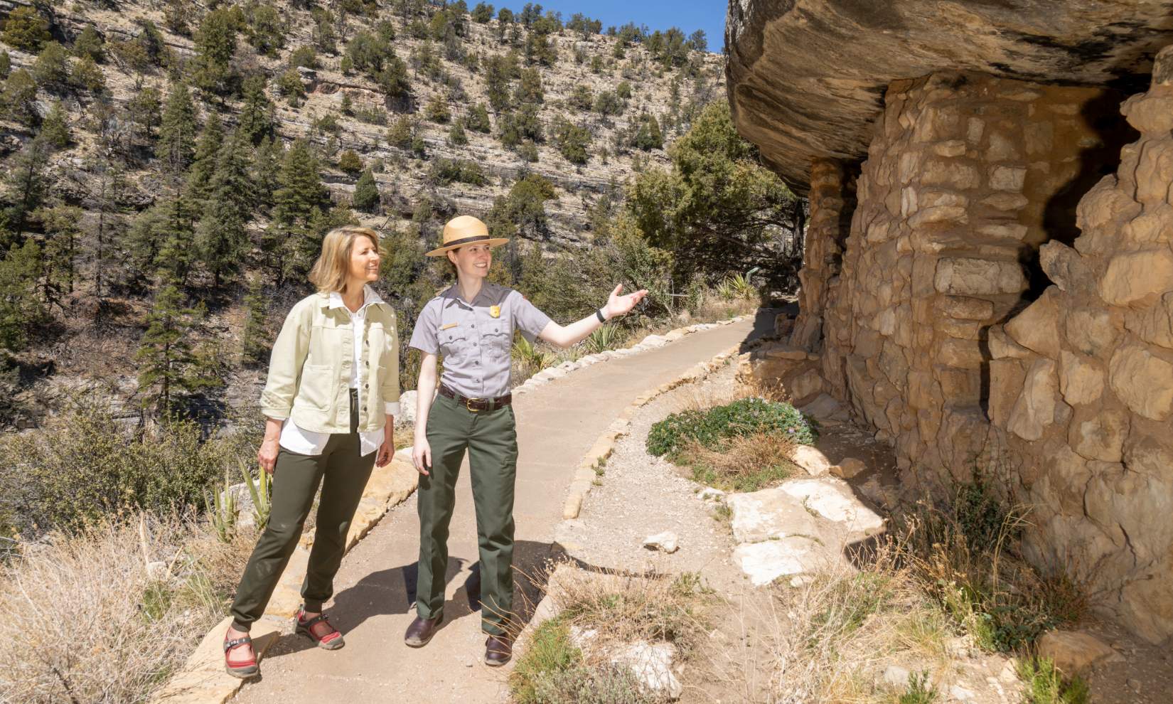 Samantha Brown explores Walnut Canyon National Monument